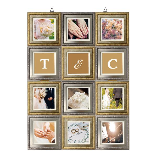 万丈（VANJOH） ましかく 多面額 フォトフレーム 12面 10角 シャルム