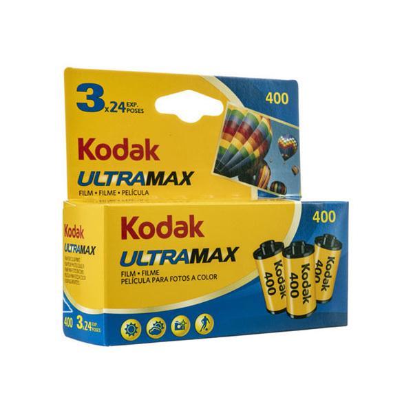 カラーネガフィルム ウルトラマックス 400 35mm 24枚撮 3本パック 英文パッケージ コダック Kodak 13 318 フイルム 雑貨 写楽 通販 Yahoo ショッピング