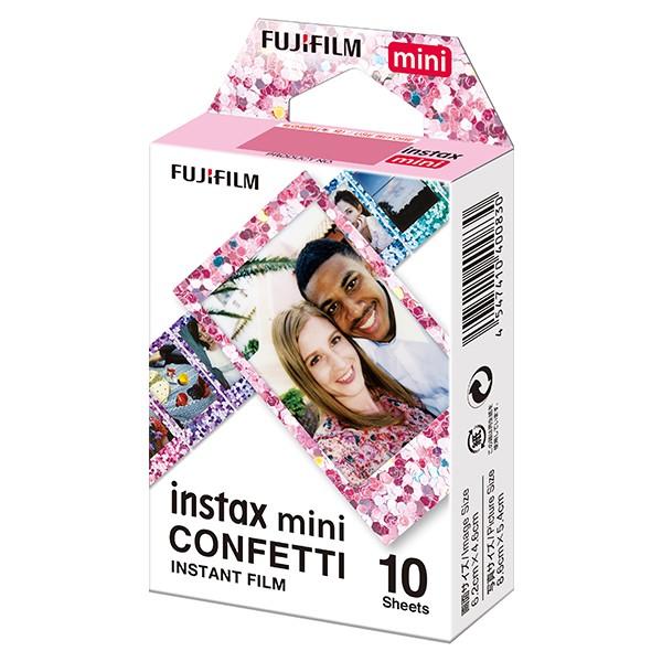 FUJIFILM チェキ フィルム instax mini コンフェッティ 1P(10枚) 単品