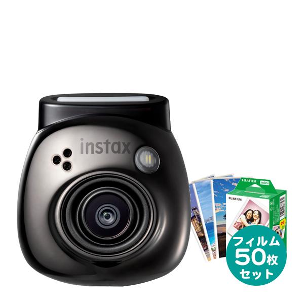チェキ INSTAX Pal ジェムブラック＆フイルム50枚＆プチカード 