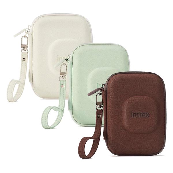 instax mini カメラケース チェキ LiPlay用 ミスティーホワイト