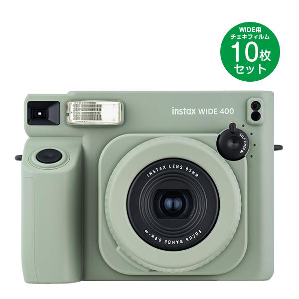 FUJIFILM instax WIDE 400 本体 フィルム10枚 チェキ チェキワイド インスタントカメラ instax WIDE 400 本体