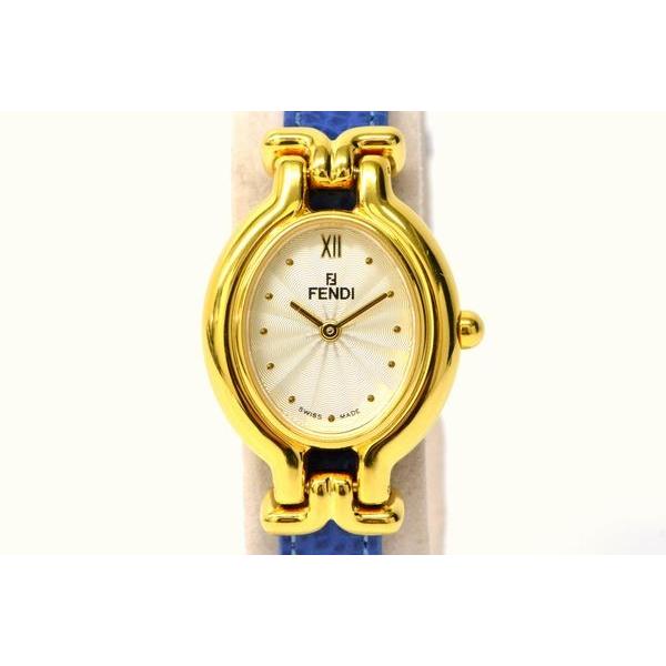 本物 FENDI フェンディ 640L ヴィンテージ 9本 チェンジベルト 腕時計 