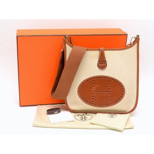 本物 HERMES エルメス エヴリン2PM トワルアッシュ 斜め掛け