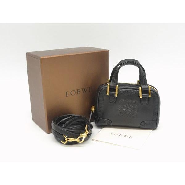 本物 LOEWE ロエベ マイクロミニ アマゾナ 斜め掛け ショルダーバッグ 