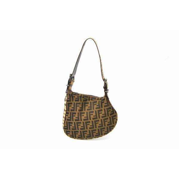 本物 FENDI フェンディ ズッカ ゼブラ柄 ワンショルダー 