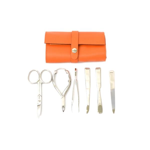 新しい到着 エルメス グルーミングキットポーチ 5点セット ネイビー