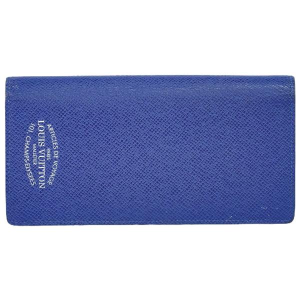 新型【極美品】ルイヴィトン　ポルトフォイユブラザ　タイガ　長財布　コバルト LOUIS VUITTON - 【極美品】箱付 ルイヴィトン 新型