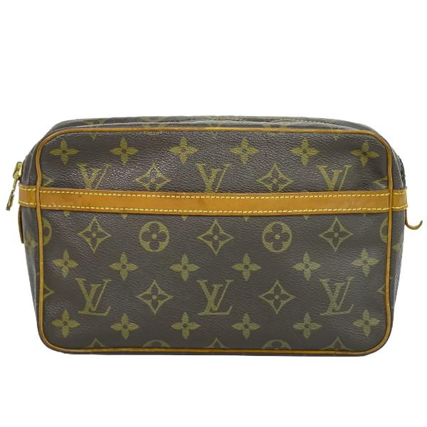 専用　ルイヴィトン　コンピエーニュ23 モノグラム クラッチバッグ　ブラウン LOUIS VUITTON 本物 ルイヴィトン LV コンピエーニュ 23