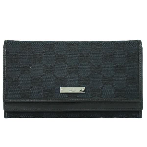 グッチ長財布ブラック(純正の品) GUCCI(グッチ) / 長財布/レザー/BLK/無地/035・2888・1946・8