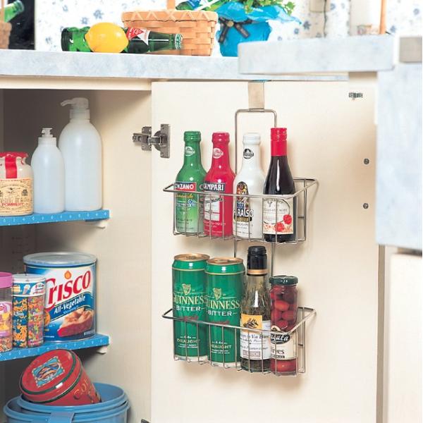 18-8ステンレス　スマートハング　フリーバスケット　２段【サイズ】約(幅)25×(奥)9×(高)46ｃｍ【材　質】１８−８ステンレス鋼【生産国】日本【発送サイズ】小型商品●主婦の方から頂いた声から誕生した商品です。●商品上部の『コの字』型...