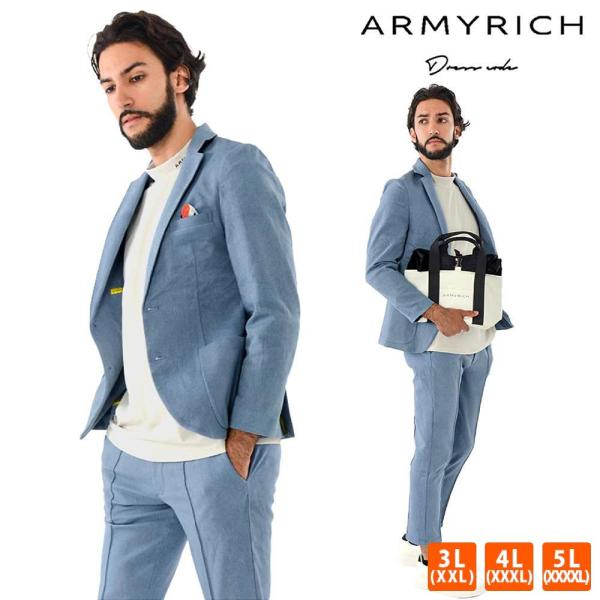 大きいサイズ メンズ 2l 3l 4l 5l デニム セットアップ Slowgan スローガン カジュアル スーツ 上下セット テーラードジャケット Ccset Bs Slowgan 通販 Yahoo ショッピング