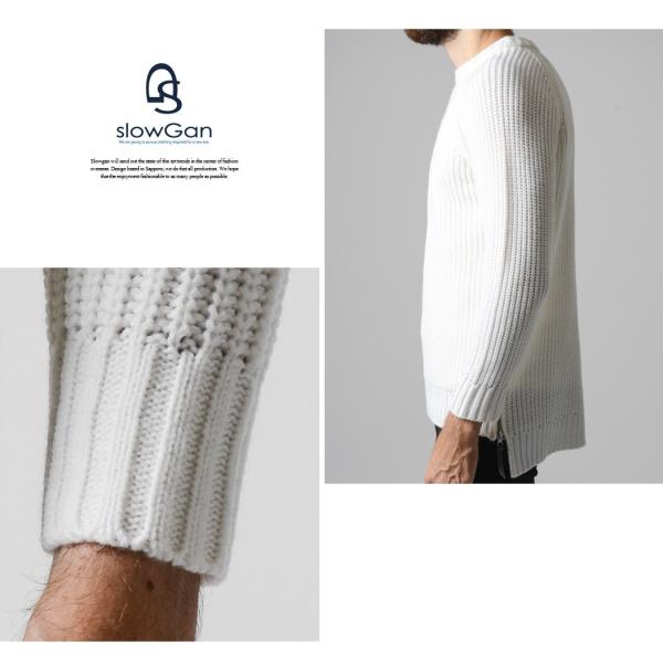 ロング丈 ニット メンズ サイドジップ Zip セーター クルーネック 長袖 トップス 無地 秋冬 秋服 冬服 カジュアル ざっくり ニットセーター ホワイト Buyee 日本代购平台 产品购物网站大全 Buyee一站式代购 Bot Online