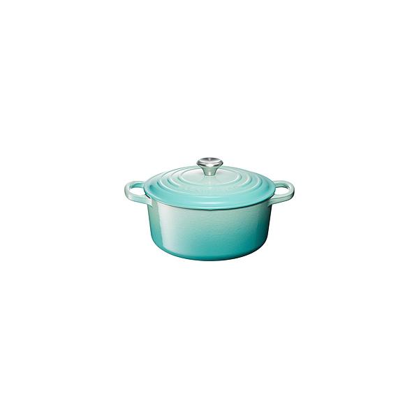 LECREUSET シグニチャー ココット・ロンド 20cm クールミント