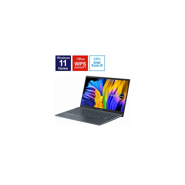 ノートパソコン Zenbook 13 OLED パイングレー UX325EA-KG809W ［13.3 