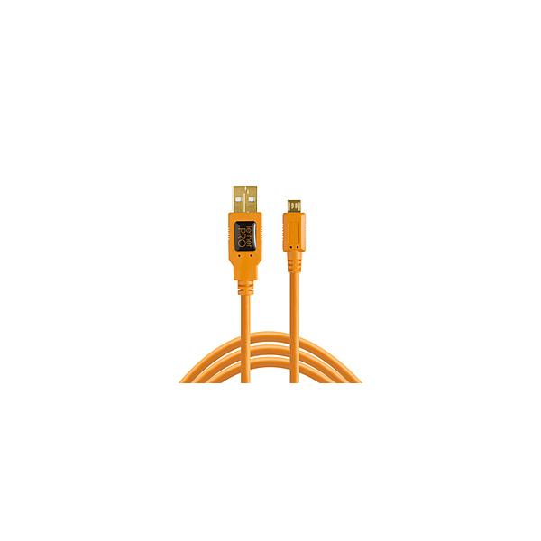 eU[c[Y CU5430ORG TetherPro USB 2.0 A Male to Micro-B 5-pin 15i4.6mj ORG CU5430ORG