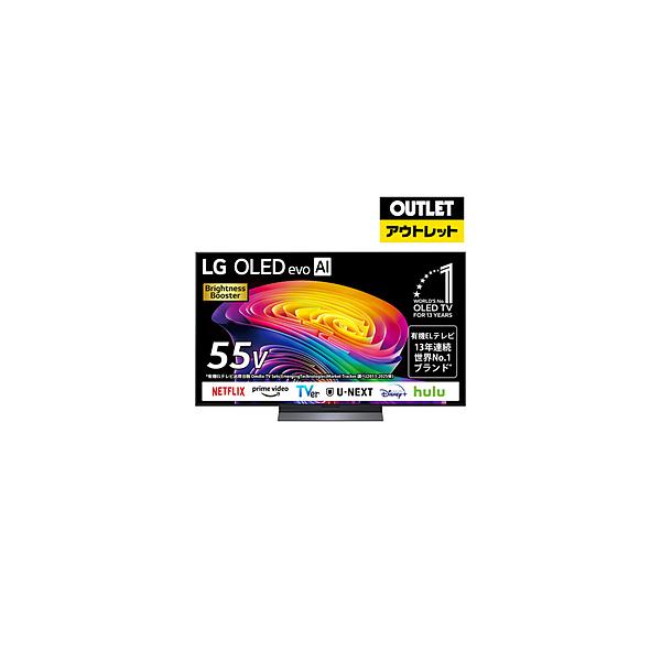 LG(エルジー) 有機ELテレビ OLED55C6PJA [55V型 /Bluetooth対応 /4K対応 /BS・CS 4Kチューナー内蔵 /YouTube対応]【外箱不良品】 【お届け日時指定不可】