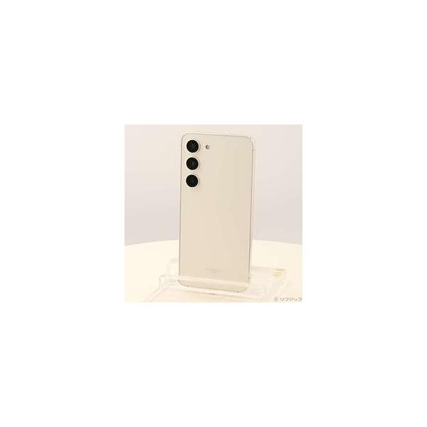 中古〕SAMSUNG(サムスン) Galaxy S23 256GB クリーム SCG19 au SIM