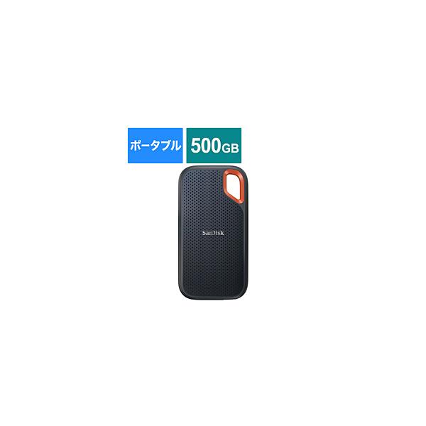 SanDisk(サンディスク) SDSSDE61-500G-J25 外付けSSD USB-C＋USB...