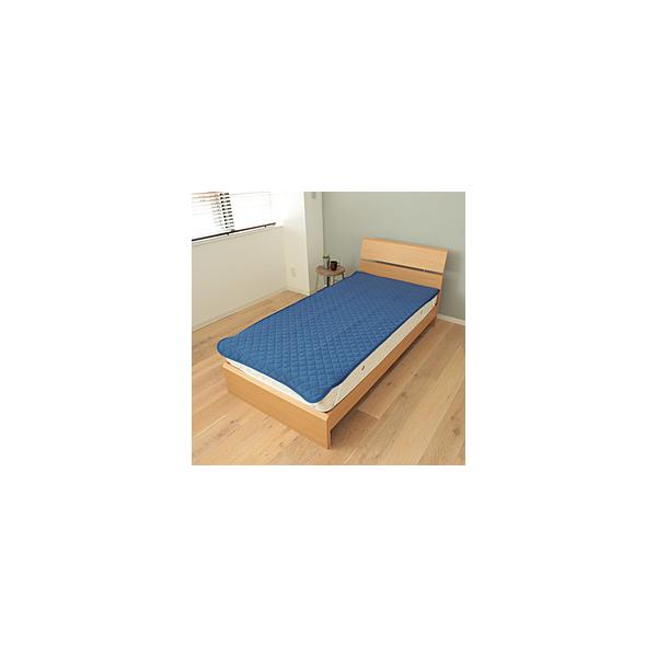 �����N���X ���炩�V���j�b�g�R�ۖh�L�킽����~���p�b�h  �l�C�r�[  �m120×205cm /�Z�~�_�u���T�C�Y /�~�p�b�h�n