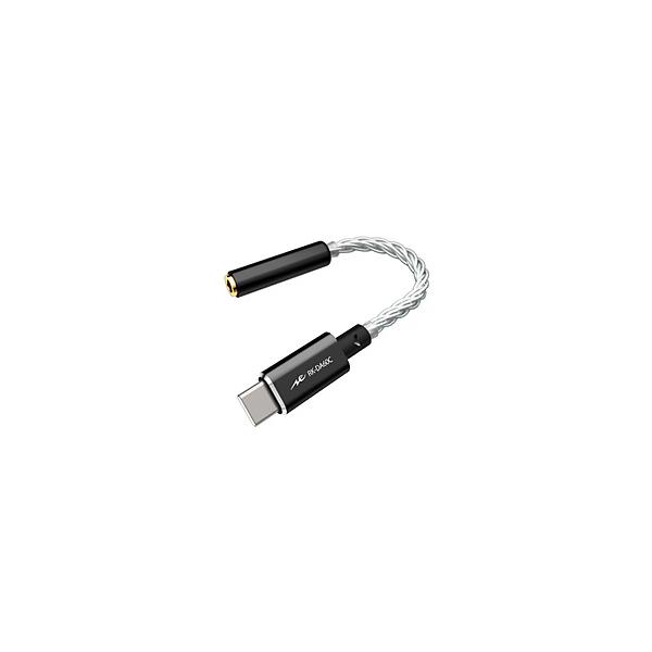 radius(ラディウス) 小型ポータブルDACアンプ(USB Type-C、φ3.5mm stereo mini jack)  ブラック RK-DA60CK ［ハイレゾ対応 /DAC機能対応］