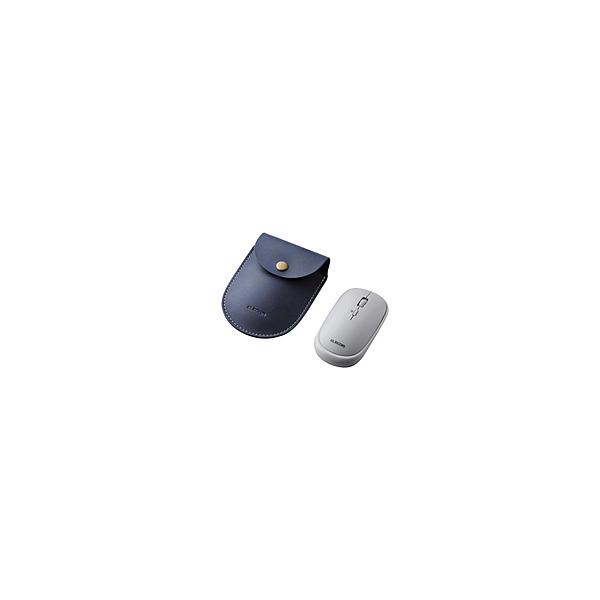 他サイト： ELECOM(エレコム) マウス (Android/iPadOS/iOS/Mac/Windows11対応) グレー M-TM10BBGY ［BlueLED /無線(ワイヤレス) /4ボタン /Bluetooth］の商品画像