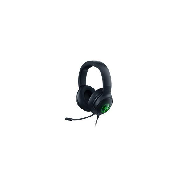 他サイト： RAZER(レイザー) RZ04-03750300-R3M1 ゲーミングヘッドセット Kraken V3 X(アップグレードモデル) ブラック ［USB /両耳 /ヘッドバンドタイプ］の商品画像