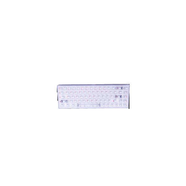 EVERGLIDE ゲーミングキーボード(ラピッドトリガー対応) AE68 Pro Transparent(英語配列) ホワイト EV-AE68P-WH-TP ［有線］