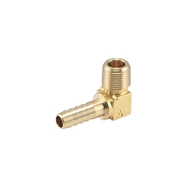 アソー ＡＳＯＨ　アングル型ホースニップル　ＰＴ１／４×Φ７　ＲｏＨＳ HA-1207R