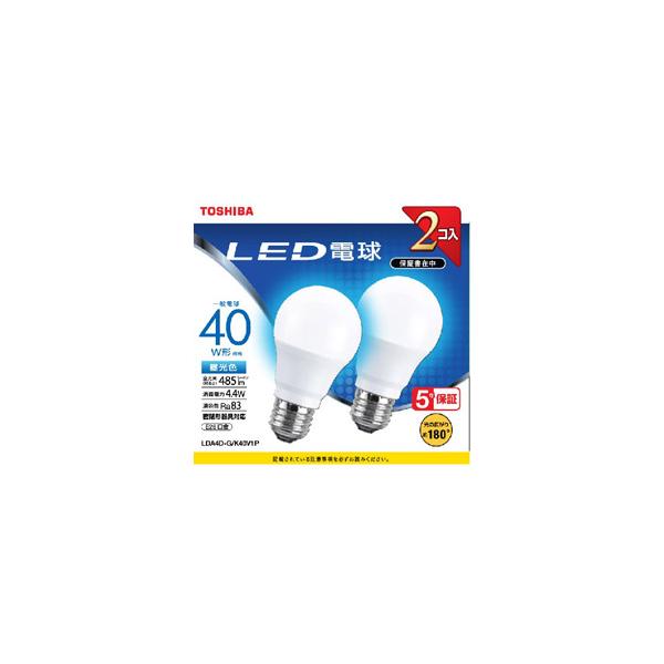 TOSHIBA(����) LDA4D-G/K40V1P LED�d�� [E26 /�����F] �y864�z