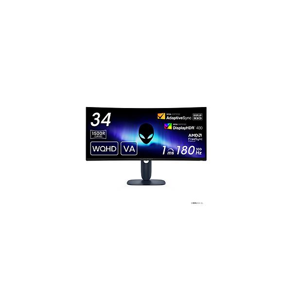 DELL（デル） AW3425DWM-R ゲーミングモニター Alienware ブラック