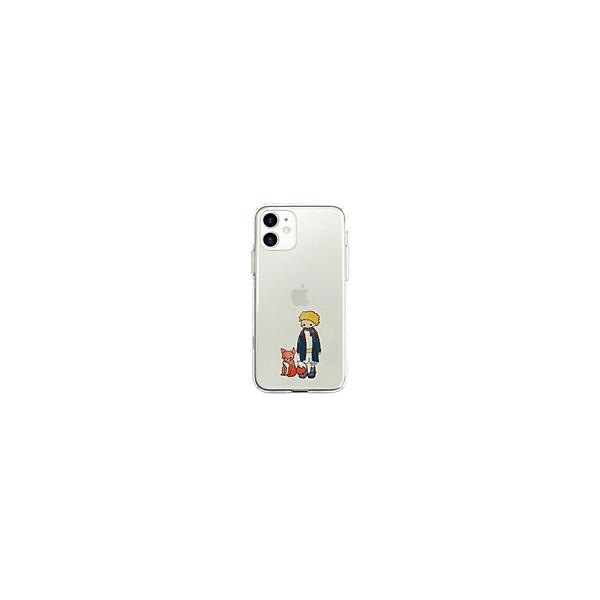 ROA iPhone 12 mini 5.4インチ対応 ソフトクリアケース リトルプリンスとキツネ