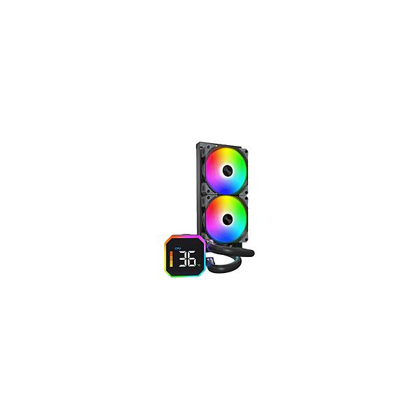 MONTECH 簡易水冷CPUクーラー HyperFlow DIGITAL 240 (B) [振込不可][代引不可]