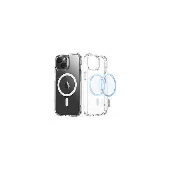 他サイト： ESR iPhone 15（6.1インチ）MagSafe対応ハイブリッドケース ESR Clear ClassicHybridCase(HaloLock)CompatiblewithiPhone15の商品画像