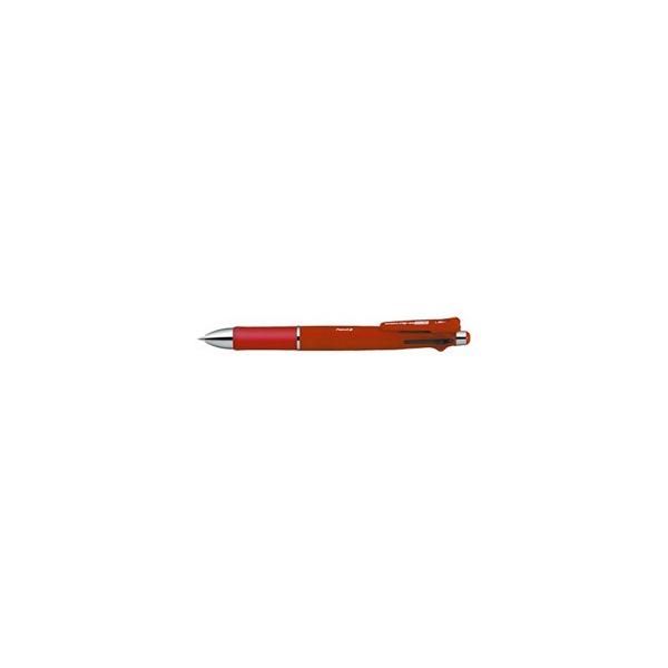 ゼブラ [多機能ペン]クリップ-オン マルチ1000S　赤　（インキ色：黒・青・赤・緑＋シャープ0.5）　B4SA3-R