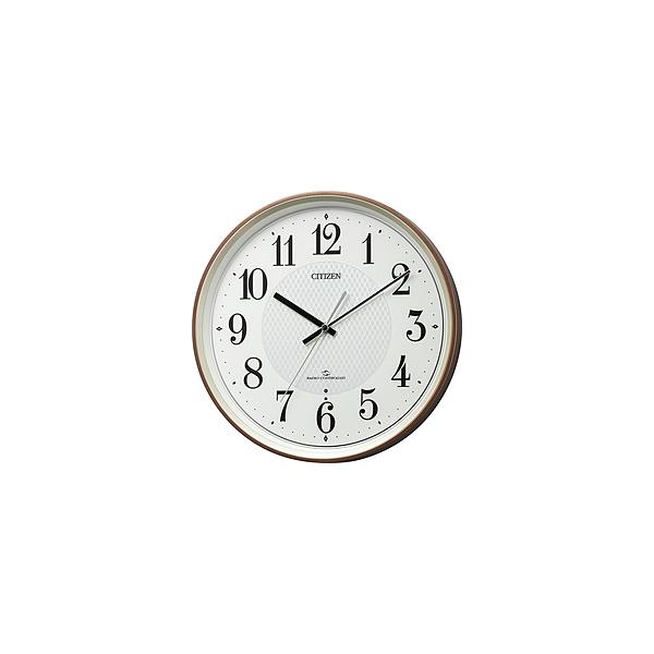 シチズン 掛け時計 4MY861-006 茶メタリック色光沢仕上（白） リズム製品情報 | 4MY861-006