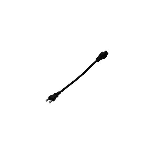 他サイト： BUFFALO(バッファロー) 電源ケーブル DELL／HP用 3ピンソケット(メス)⇔2ピンプラグ(オス)  BSACC0802BKAの商品画像