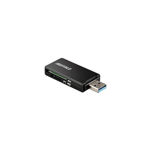 他サイト： BUFFALO(バッファロー) USB3.0 microSD/SDカード専用カードリーダー（ブラック）BSCR27U3BKの商品画像