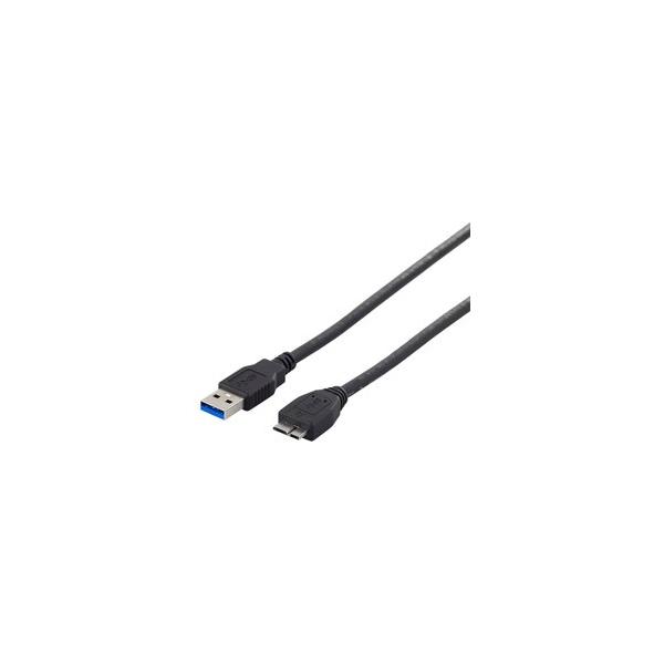BUFFALO(obt@[) USB3.0P[u A to microB 1m ubN BCUAMB310BK