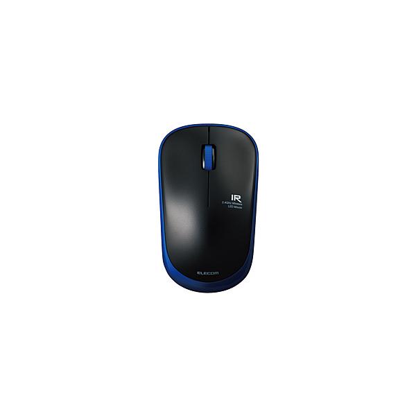 他サイト： ELECOM(エレコム) M-IR07DRSBU マウス M-IR07DRSシリーズ ブルー [IR LED /3ボタン /USB /無線(ワイヤレス) /PS5対応] [振込不可]の商品画像