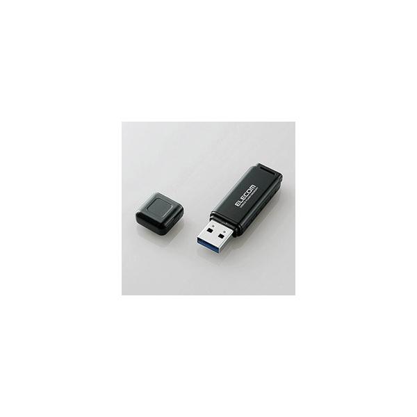 ELECOM(GR) MF-HSU3A64GBK USB MF-HSU3ABKV[Y ubN [64GB /USB3.0 /USB TypeA /Lbv] [Us][s]