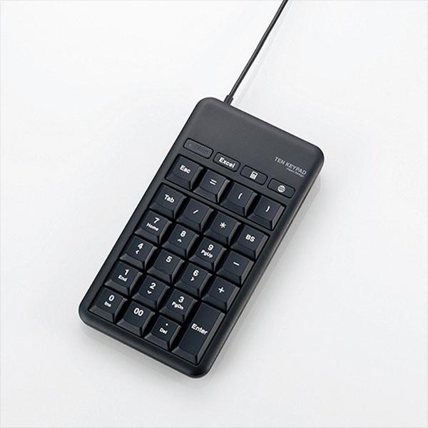 他サイト： ELECOM(エレコム) TK-TCM015BK ホットキー付きUSBテンキーパッド 【864】の商品画像