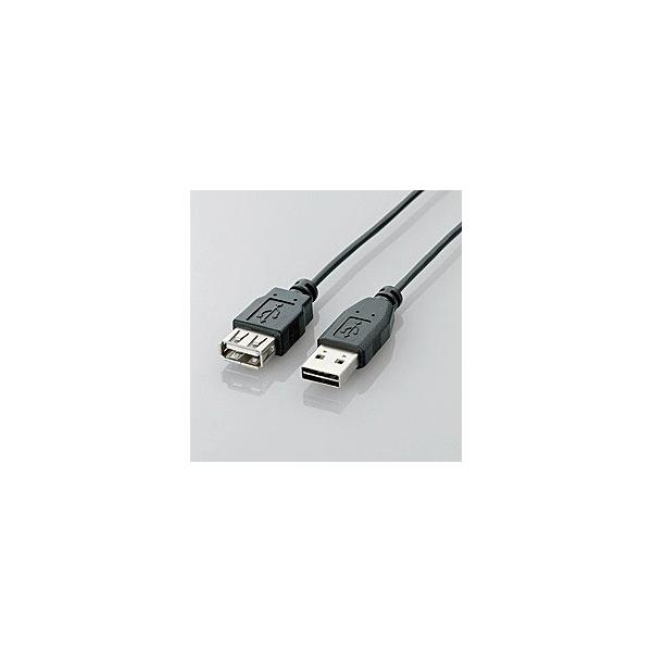 ELECOM(�G���R��) U2C-DE30BK�@USB2.0�P�[�u�� �yA�z�́yA�z�i3.0m/���ʑ}���^�C�v/�u���b�N�j