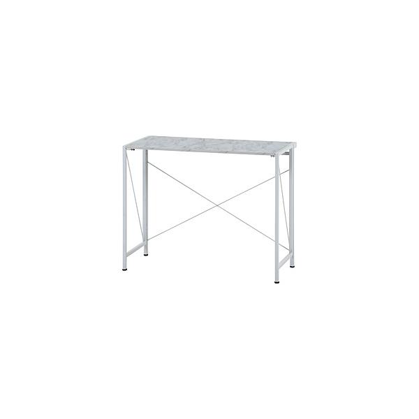 [Release date: October 27, 2023]使いたいときだけ使える！大理石柄の折りたたみデスク