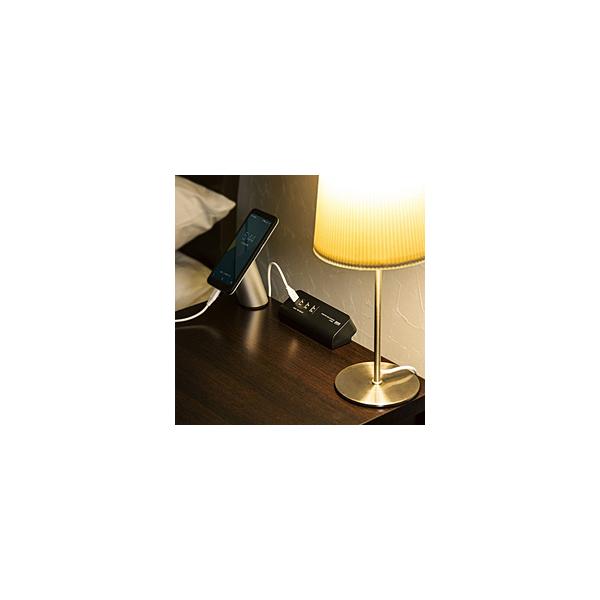 他サイト： SANWA SUPPLY(サンワサプライ) クランプ式USB充電器（TypeC1ポート+USB3ポート・ブラック） ACA-IP51BKの商品画像