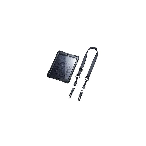 SANWA SUPPLY(�T�����T�v���C) 10.2�C���` iPad�i��9/8/7����j�p �O�ʕی�t�B���^�[�t�ϏՌ��P�[�X   PDA-IPAD1620BK