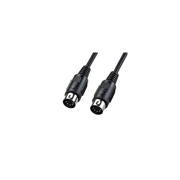 他サイト： SANWA SUPPLY(サンワサプライ) KB-MID01-18K MIDIケーブル（1.8m）の商品画像