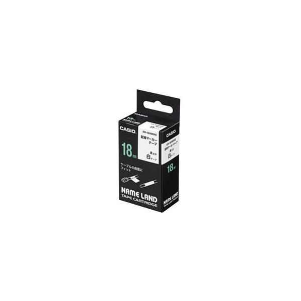 CASIO(�J�V�I) �l�[�������h �z���}�[�J�[�e�[�v �i18mm���^�������j XR-18HM-WE