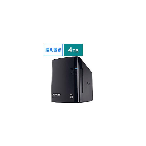 BUFFALO(バッファロー) HD-WL4TU3/R1J [4TB /据え置き型] (ミラーリング機能搭載 USB3.0用外付ハードディスク 4TB/2ドライブ) [振込不可]