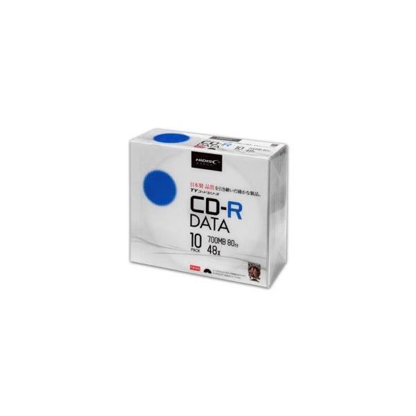 C yTYR[hV[YzHIDISC CD-Rf[^p 48{ 700MBzCgChv^u 5mmXP[X 10 TYCR80YP10SC